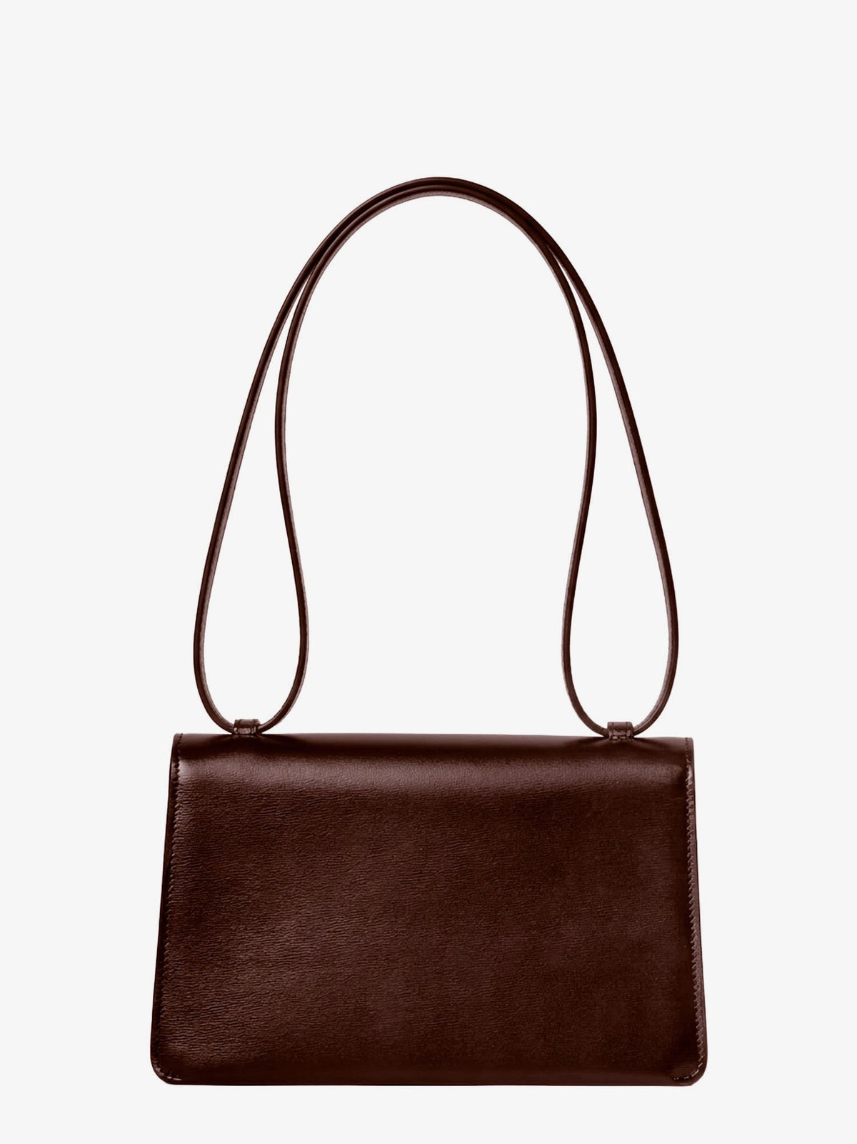 Celine Le 17 leather shoulder bag with metal Triomphe closure