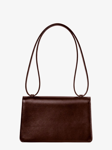 Celine Le 17 leather shoulder bag with metal Triomphe closure