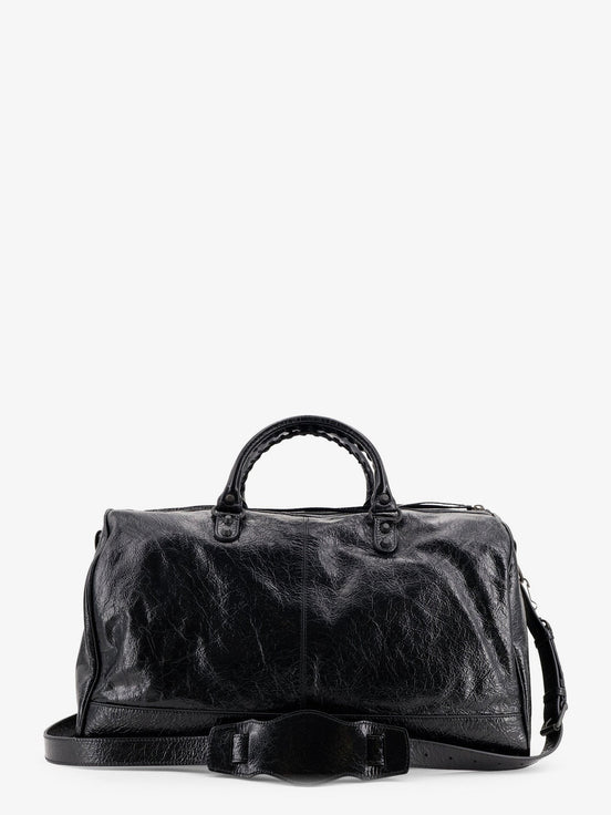 Balenciaga Le City Boston L Leather Handbag