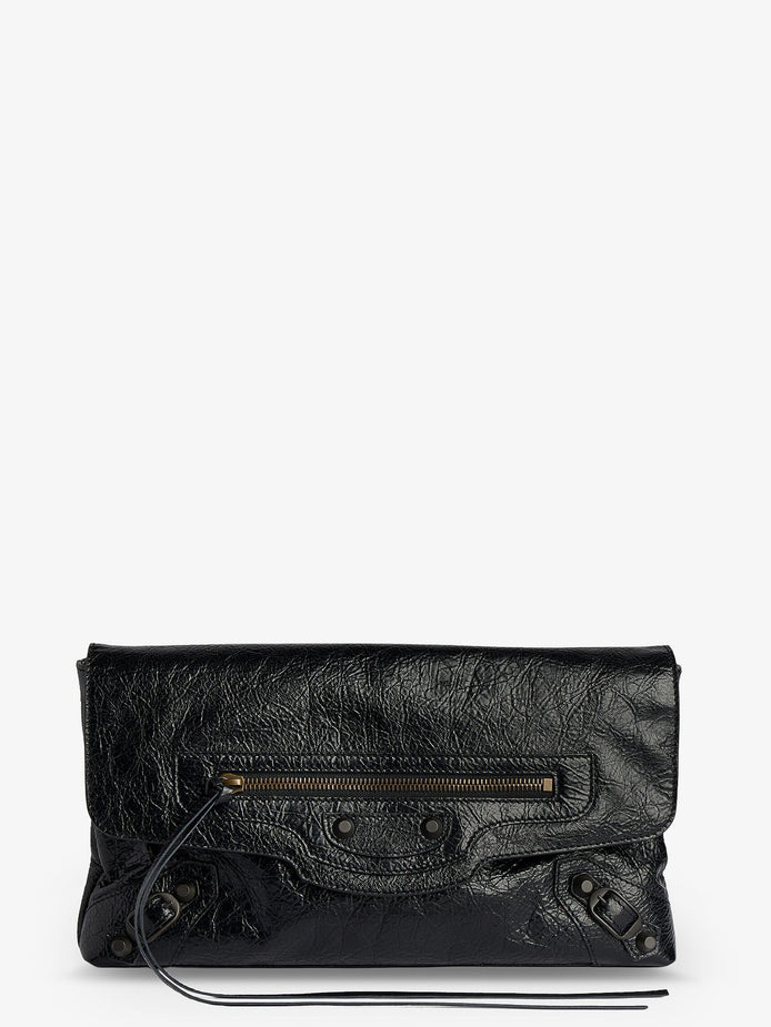 Le City leather clutch bag