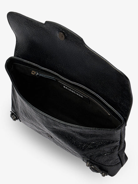 Balenciaga Le City leather clutch bag