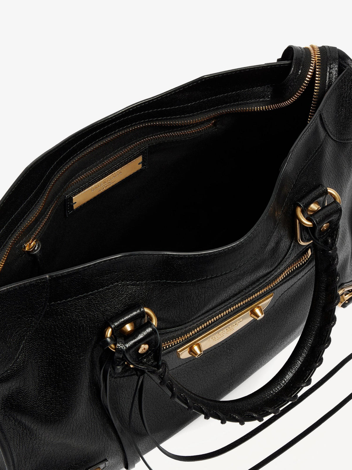Balenciaga Le City Uptown leather handbag with stud detail