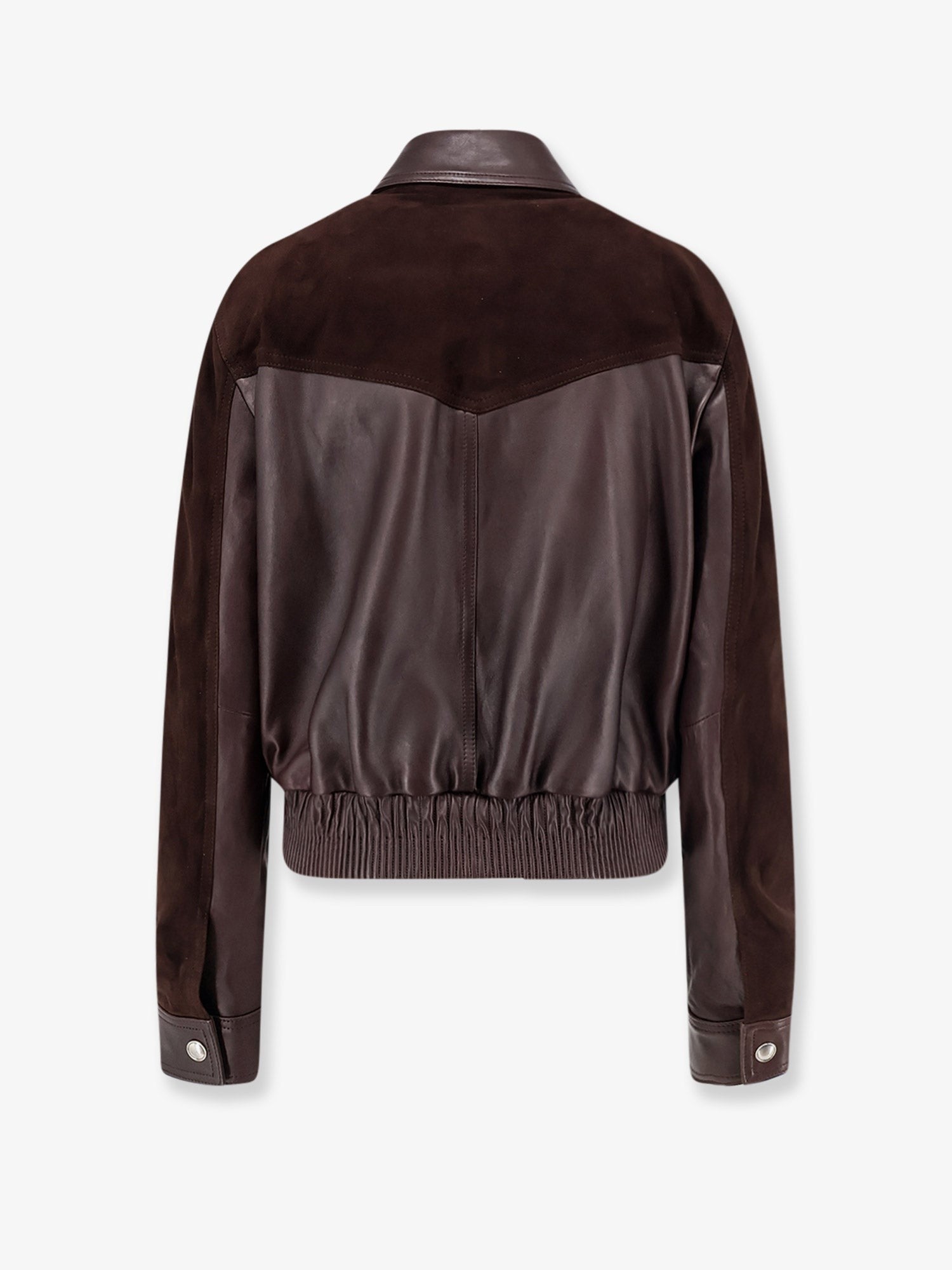 Leather and suede jacket