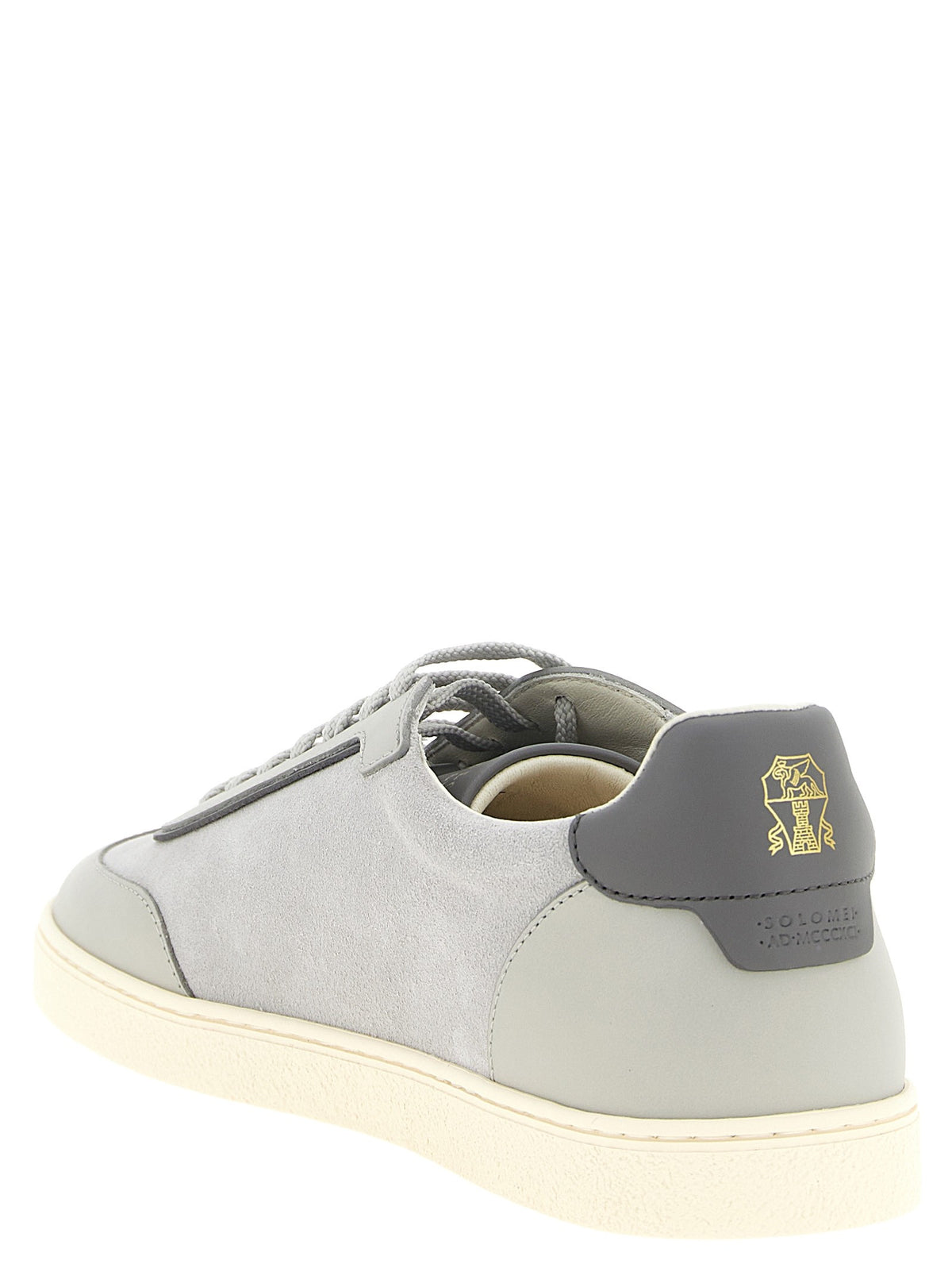 Brunello Cucinelli Leather and suede sneakers