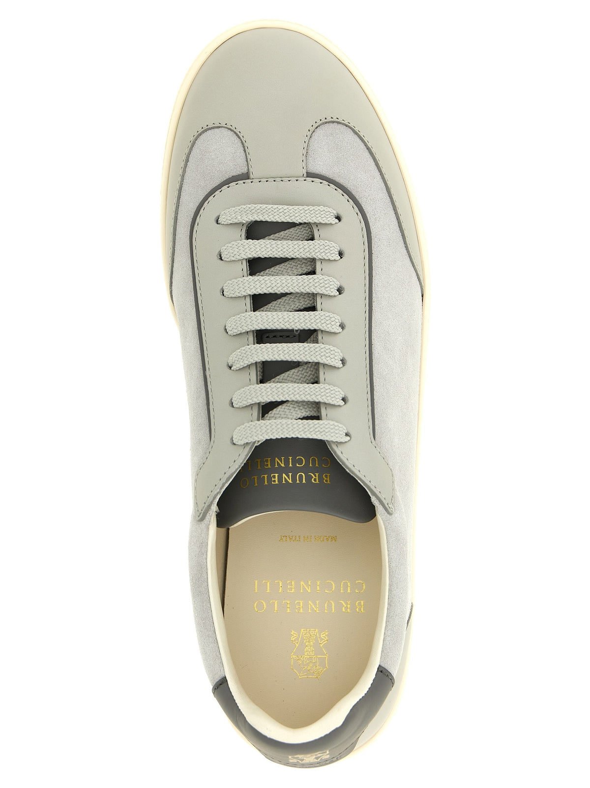 Brunello Cucinelli Leather and suede sneakers