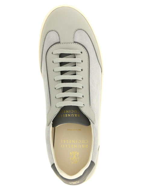 Brunello Cucinelli Leather and suede sneakers