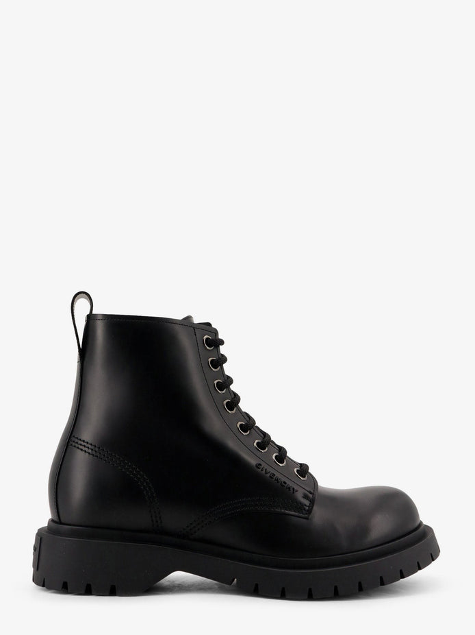 Leather ankle boots