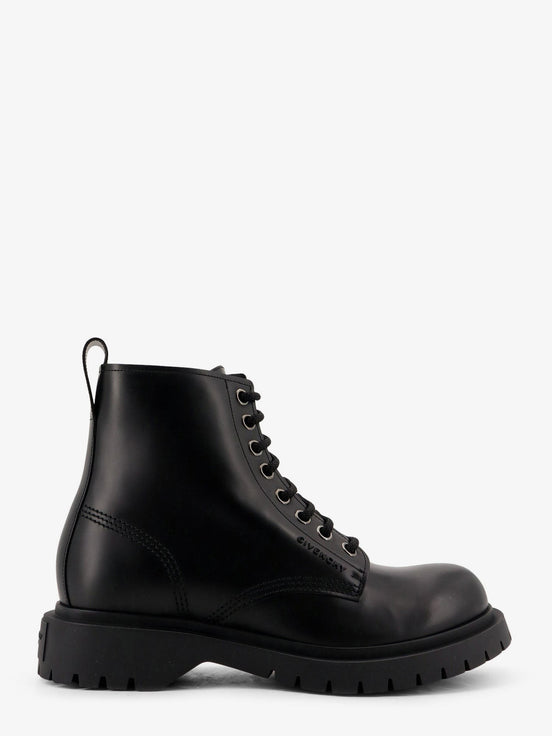 Leather ankle boots