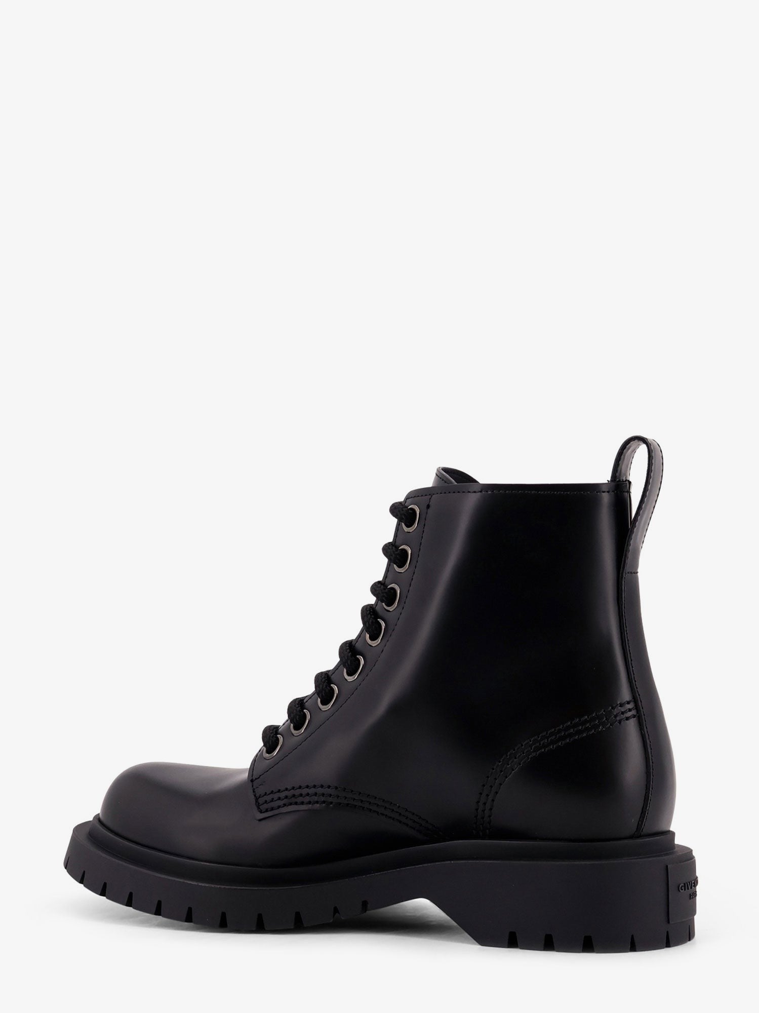Leather ankle boots