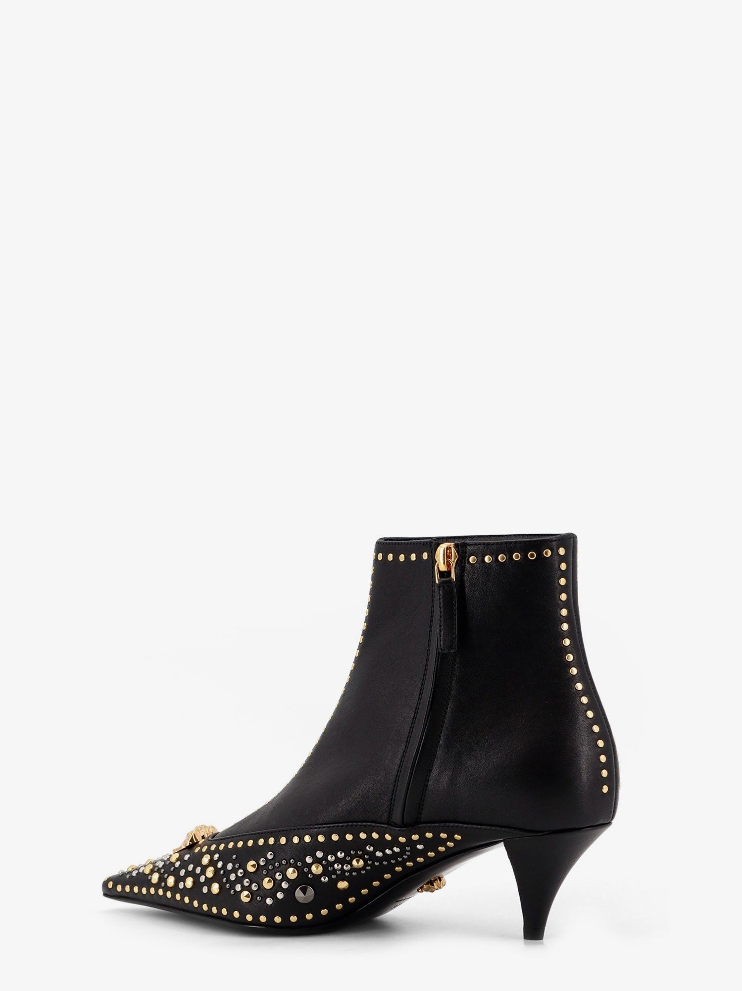 Leather ankle boots