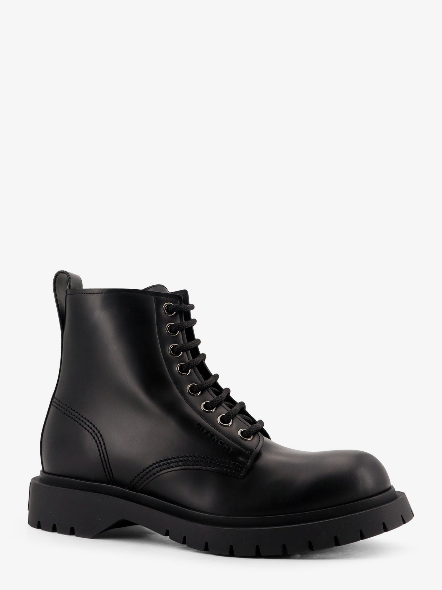 Leather ankle boots