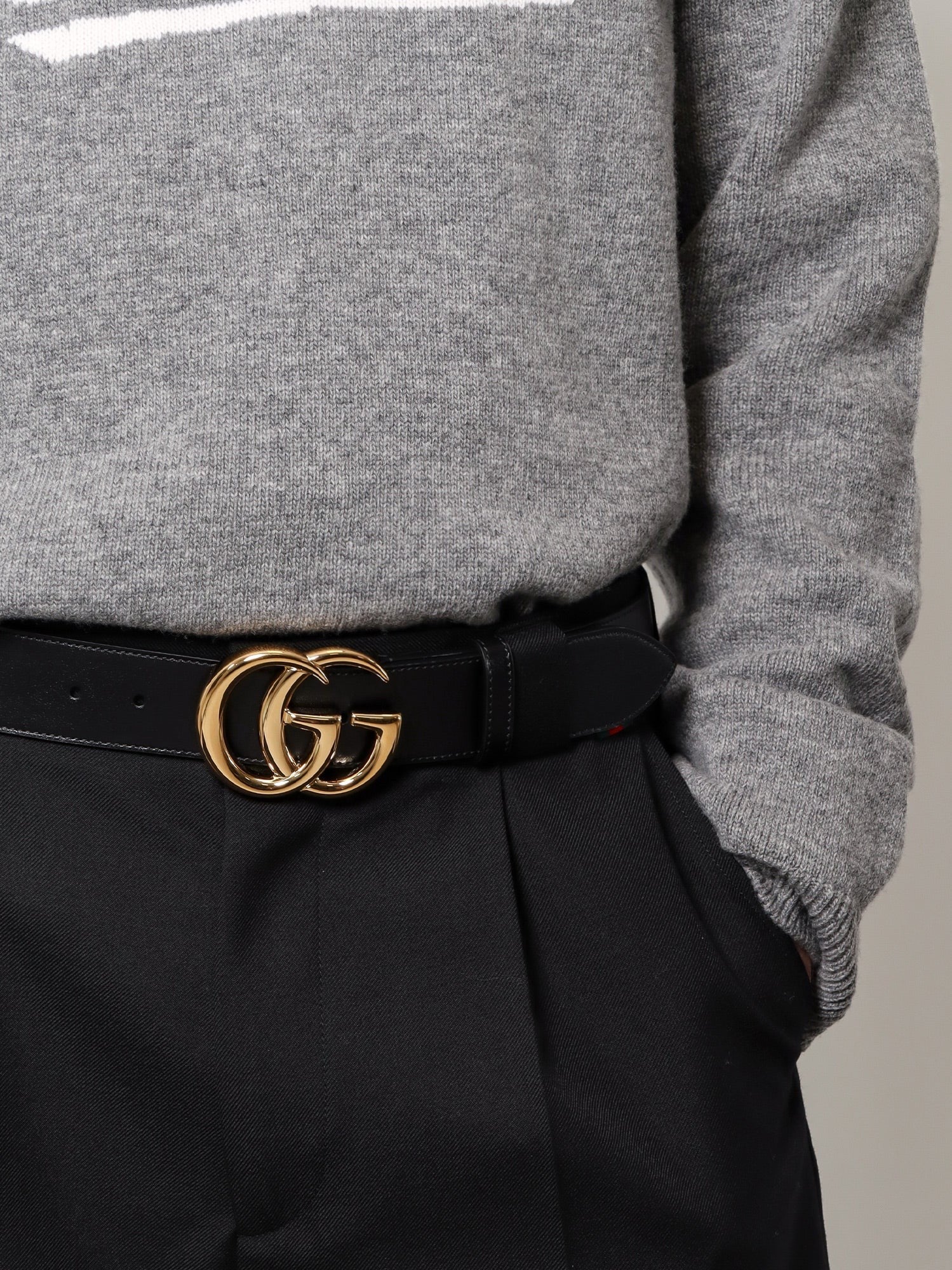 Leather belt