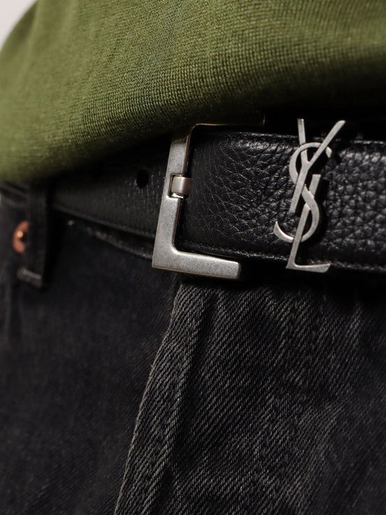 Leather belt
