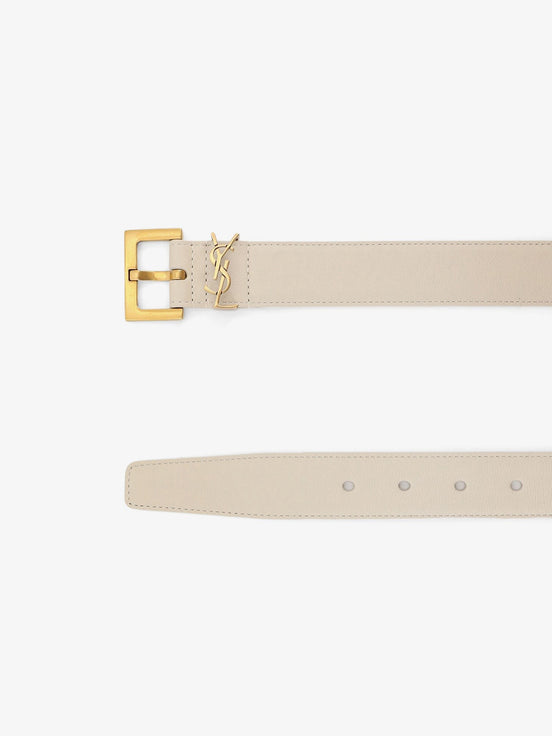 Leather belt