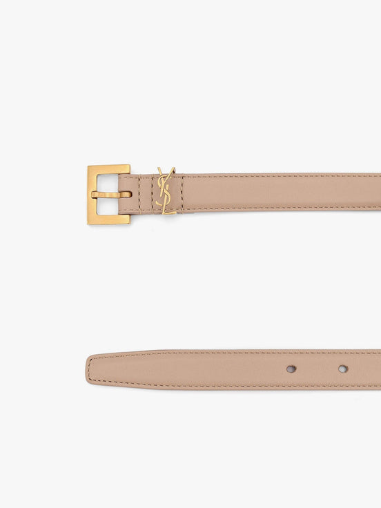 Leather belt