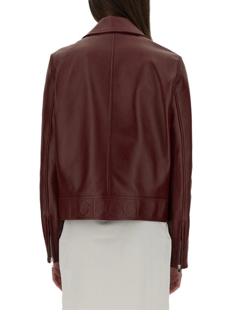 LEATHER BIKER JACKET