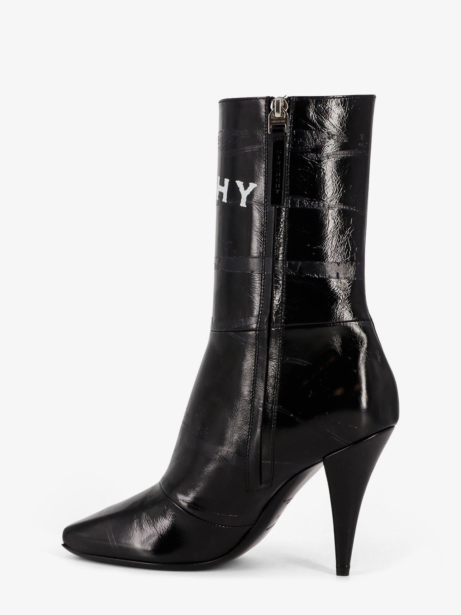 Leather boots