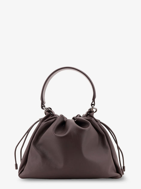 Brunello Cucinelli Leather handbag with Monile detail