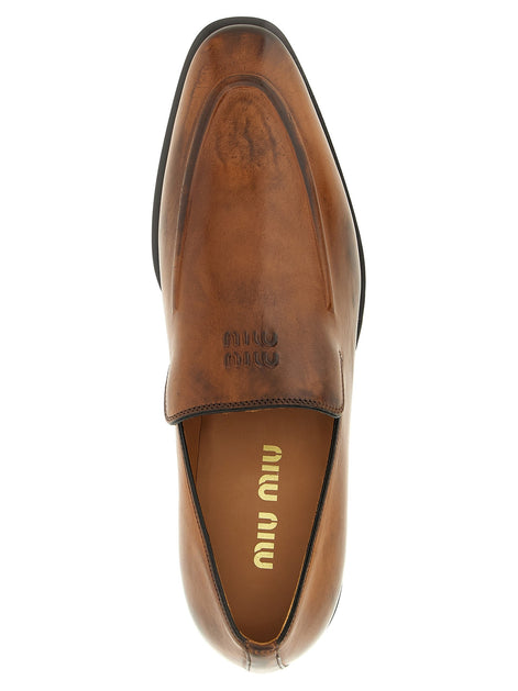 Leather loafers