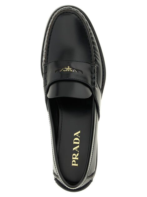 Leather loafers