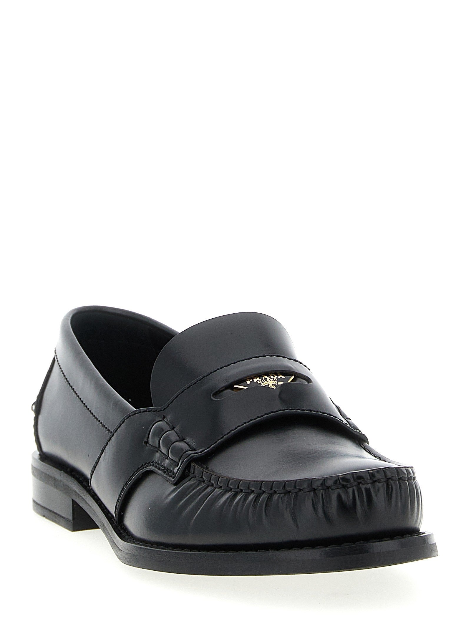Leather loafers