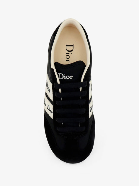 Dior Leather Ribbon sneakers with embroidered logo on the side