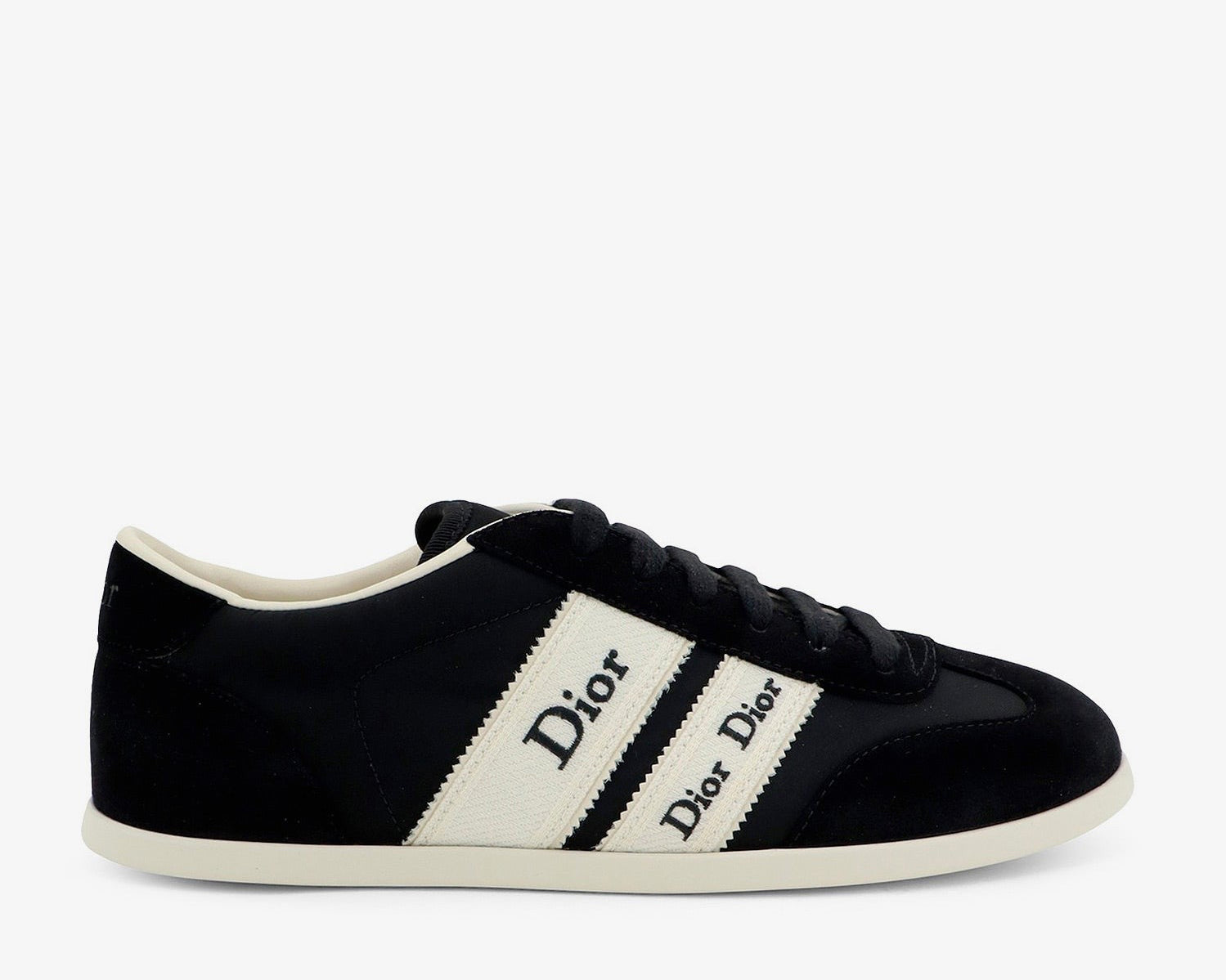 Leather Ribbon sneakers with embroidered logo on the side