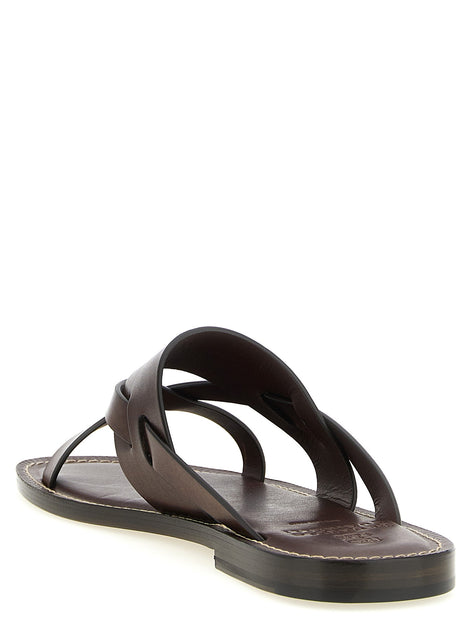 Leather sandals