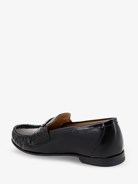 Leather Scrunch loafers