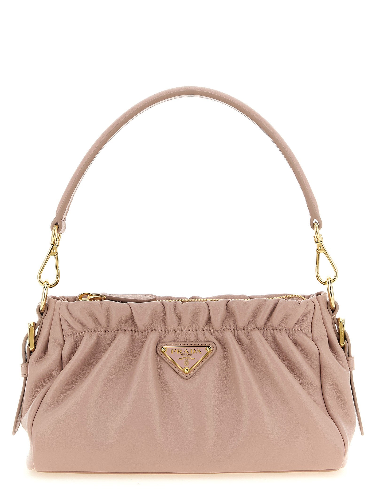 Leather shoulder bag