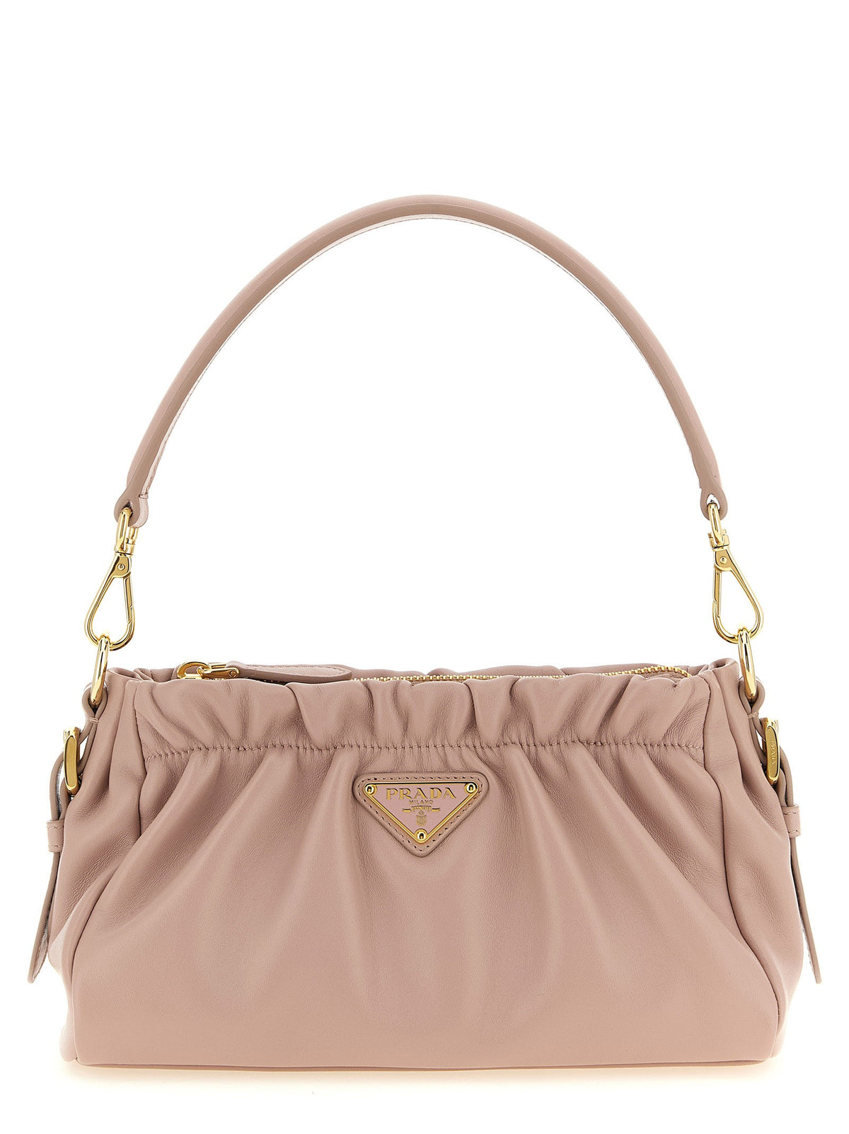 Leather shoulder bag