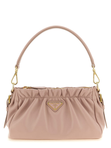 Leather shoulder bag