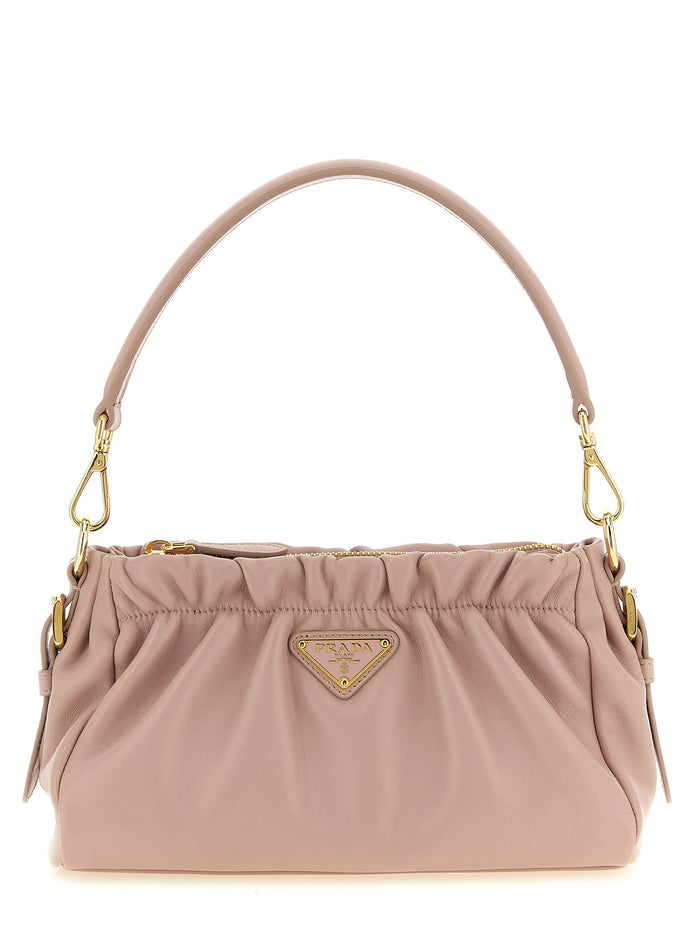 Leather shoulder bag