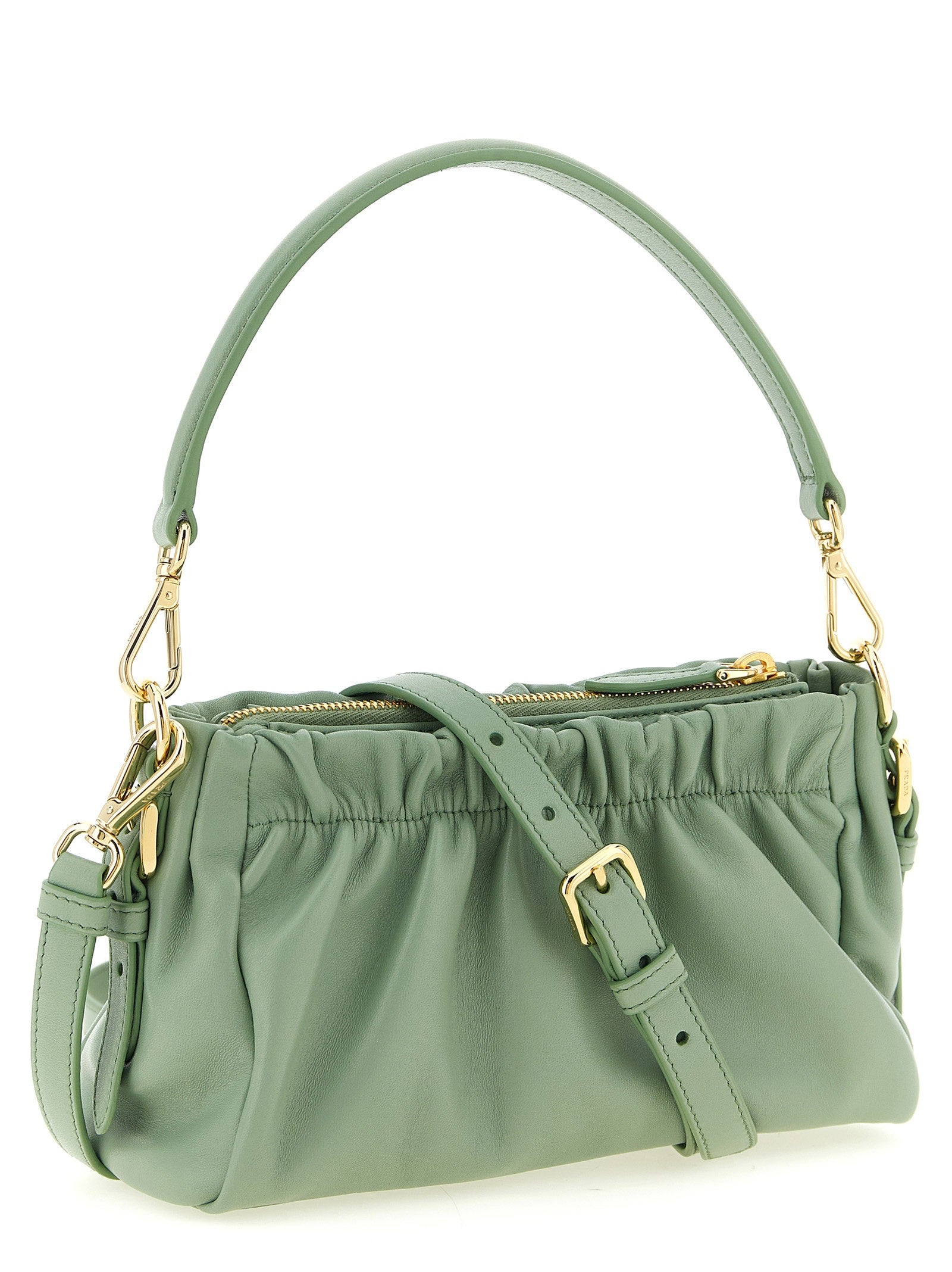 Leather shoulder bag
