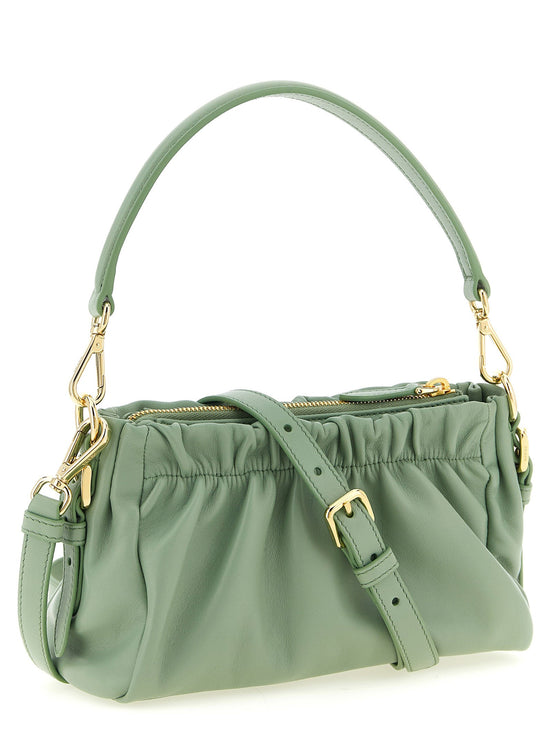 Leather shoulder bag