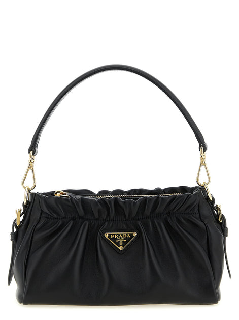 Leather shoulder bag