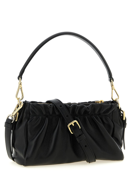 Leather shoulder bag