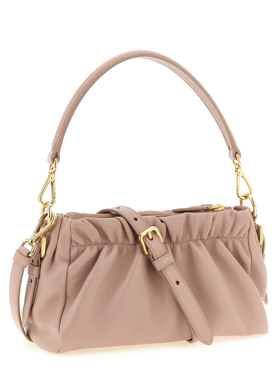 Leather shoulder bag
