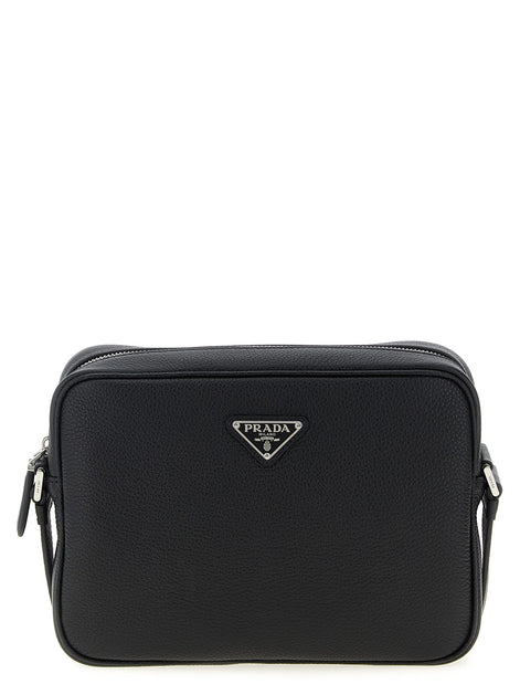 Leather shoulder strap