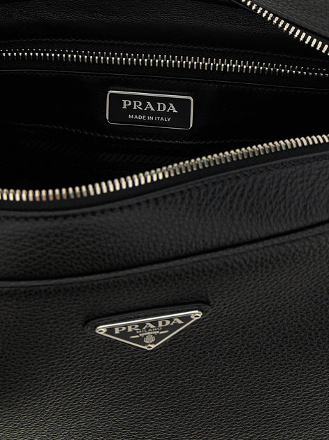 Leather shoulder strap