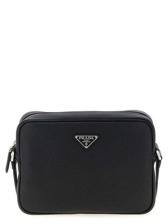 Leather shoulder strap