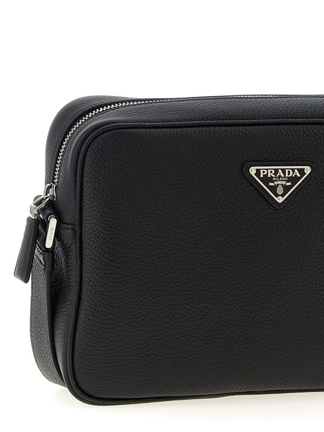 Leather shoulder strap
