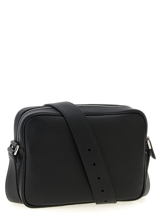 Leather shoulder strap