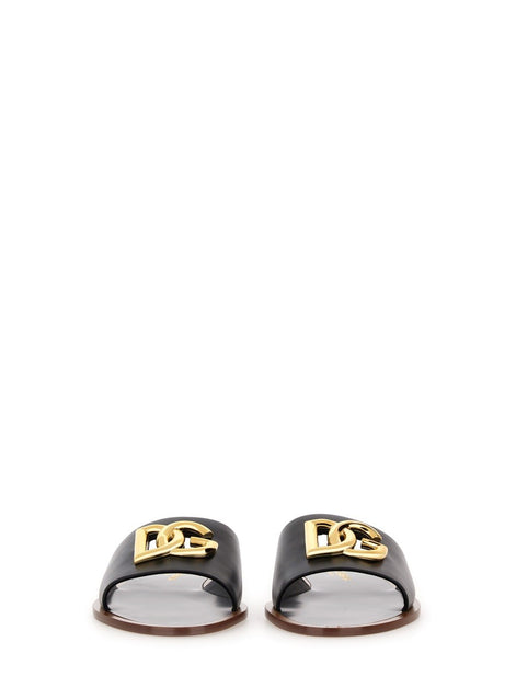 LEATHER SLIDE SANDAL