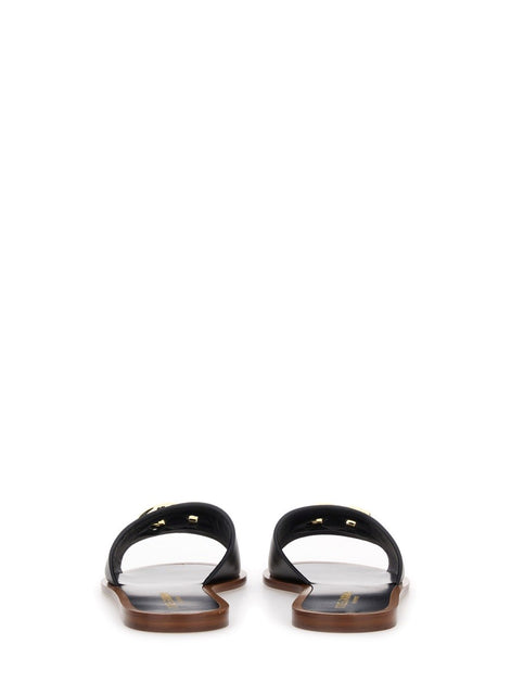 LEATHER SLIDE SANDAL