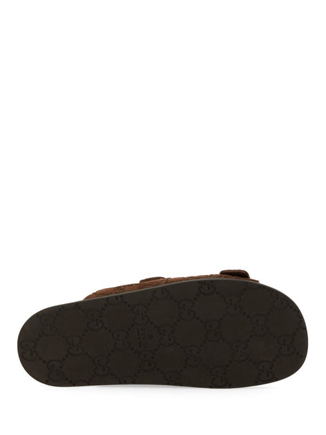 LEATHER SLIDER SANDAL