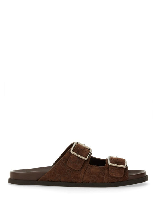 LEATHER SLIDER SANDAL