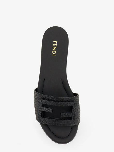 Fendi Leather Tube Sandals