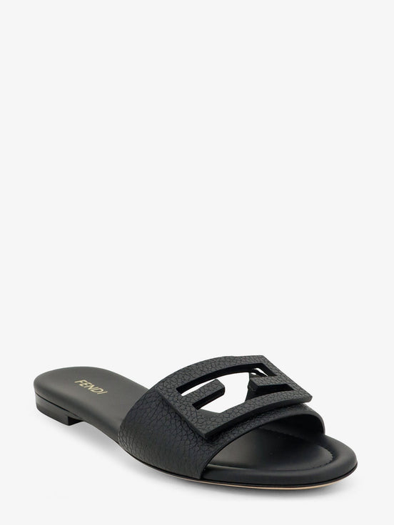 Fendi Leather Tube Sandals