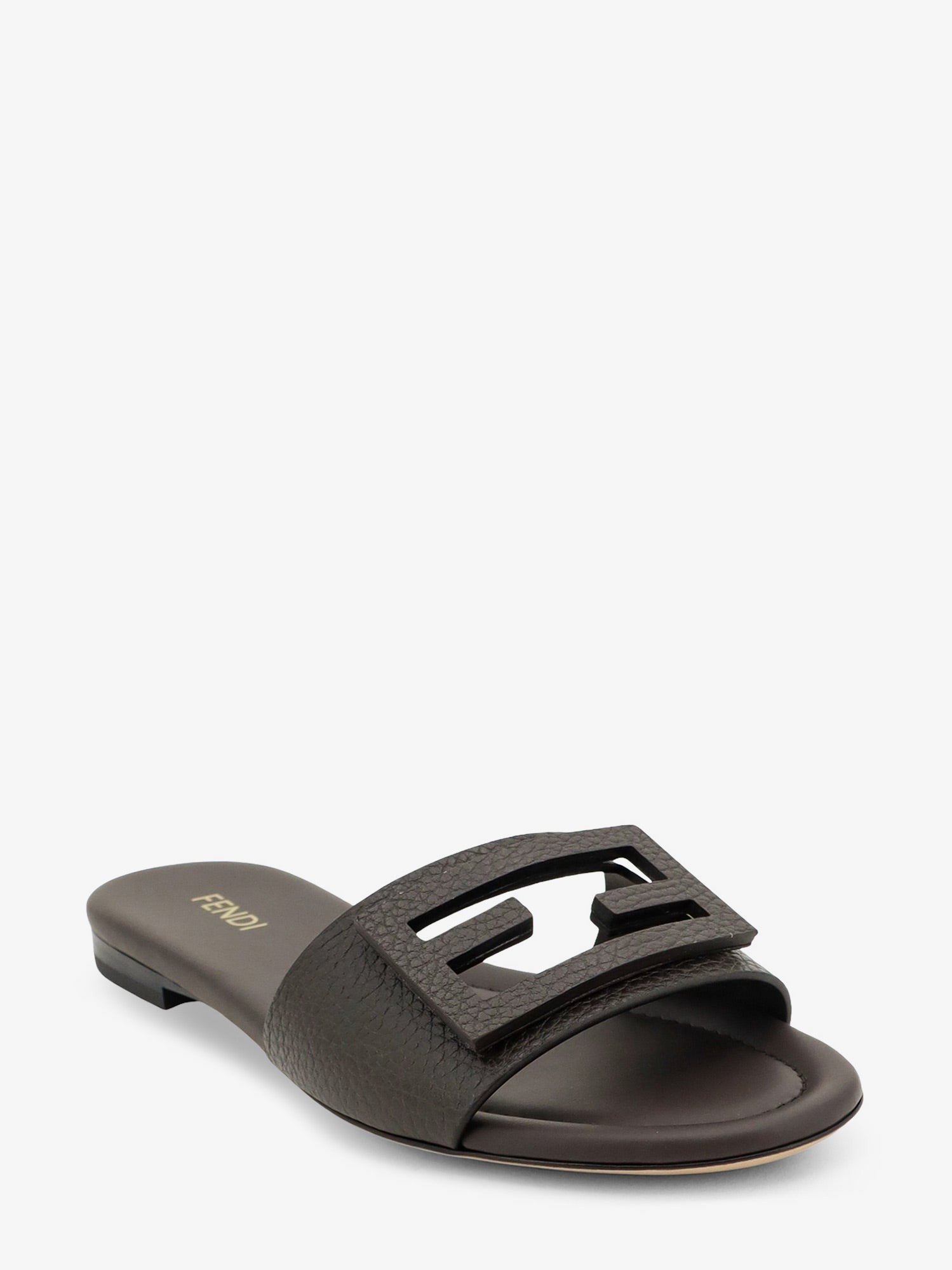 Fendi Leather Tube Sandals